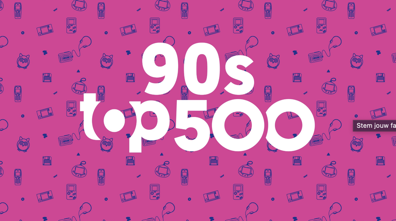 Stem jouw favorieten in de 90s Top 500 van JOE!