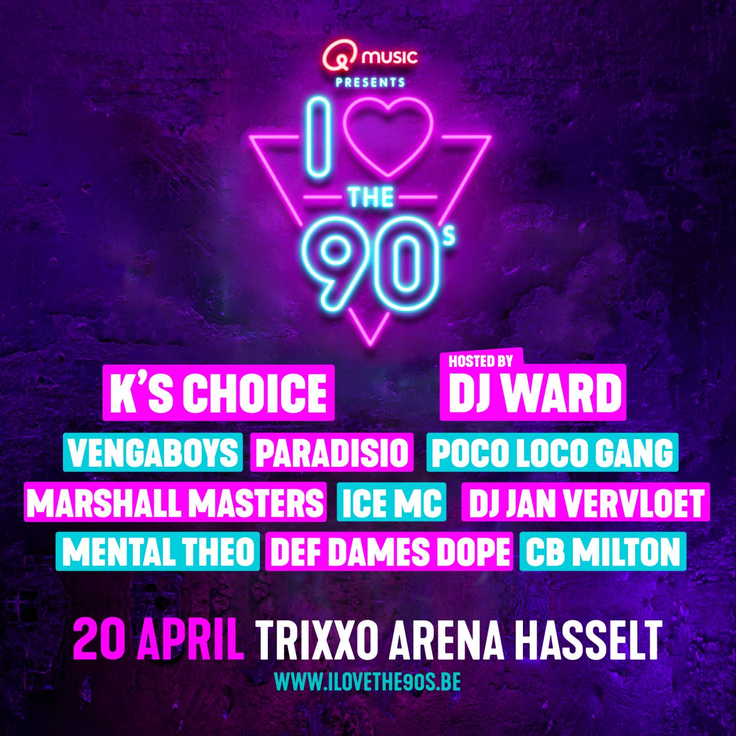 🚨BREAKING NEWS! 🚨  De line-up voor ‘I love the 90’s – The party 2024' is compleet!