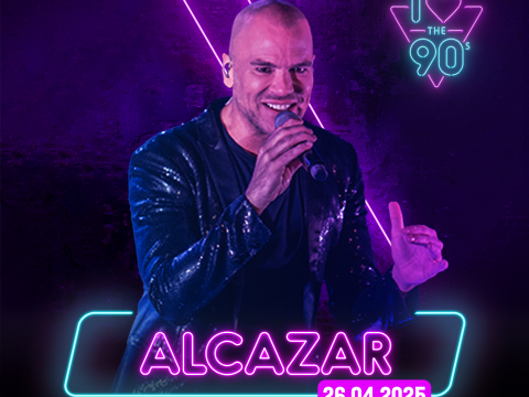 The wait is over, our first name is here!💥 Get ready to dance the night away with the iconic Alcazar!🎶 Hits, nostalgia, and pure 90’s vibes await🕺