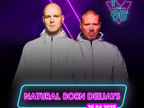 Natural Born Deejays are joining our 90s line-up! 🎶💥 Get ready for an unforgettable set filled with legendary dance anthems.