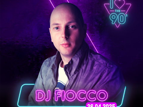 DJ Fiocco is joining our 90s line-up!🔥 Get ready for high-energy beats and unforgettable dance vibes at I love the 90s - The party! 🪩   Virtual zone: We keep the 90s beats coming, a new name has been added to our line-up!🤩