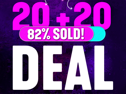 Final call: '20+20' early bird tickets voor I love the 90s-The party bijna sold out!